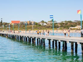 The Frankston Pier has long been the focal point of the beach