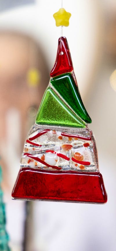 A Fiery Heart Christmas Tree decoration