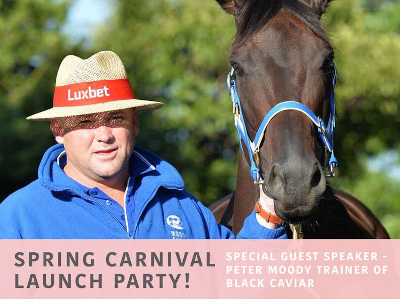 Image of the event 'Spring Carnival Launch Party - with Peter Moody'