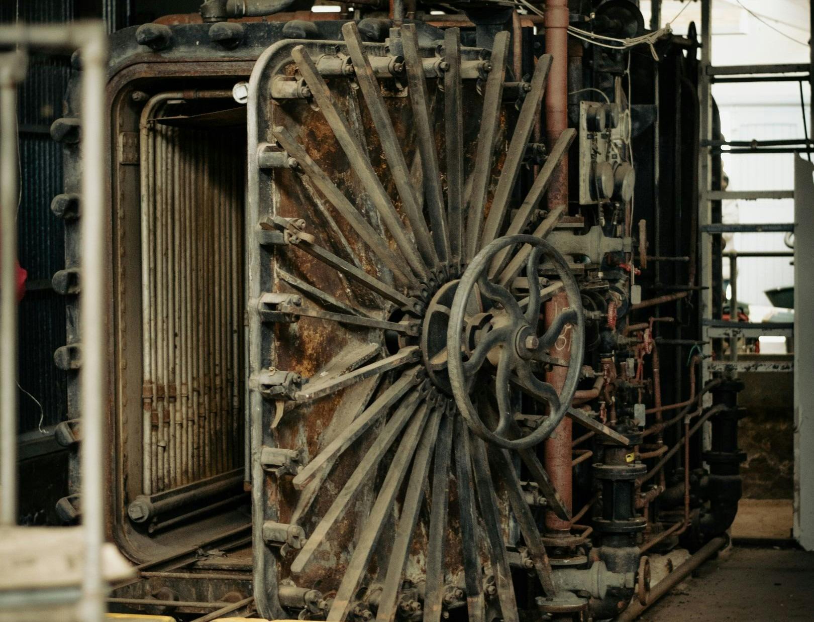 Autoclave machinery at Torrens Island Quarantine Station