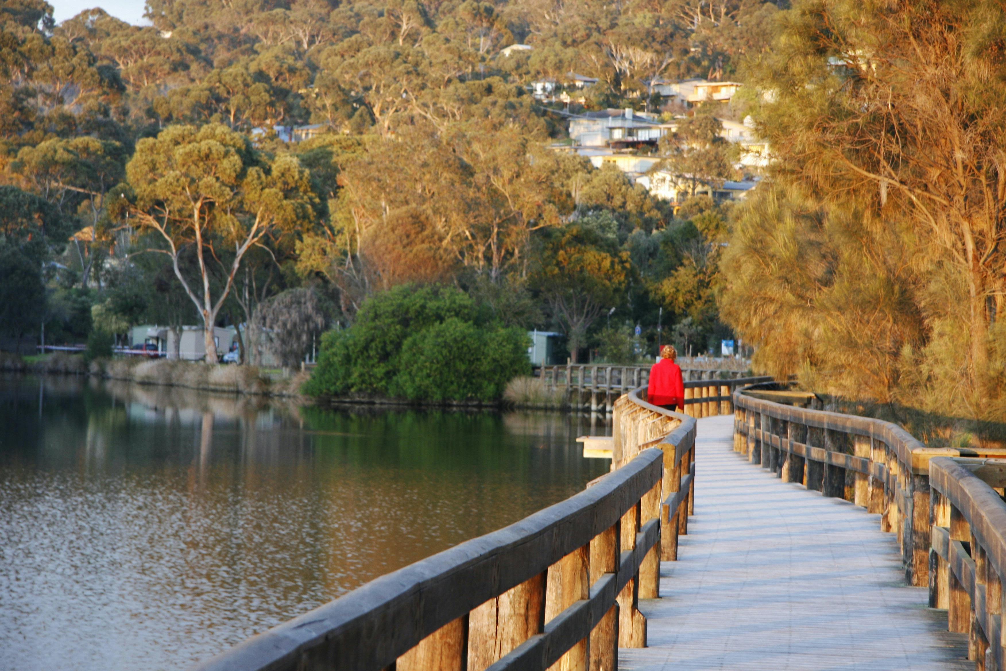The boardwalk at Lorne
