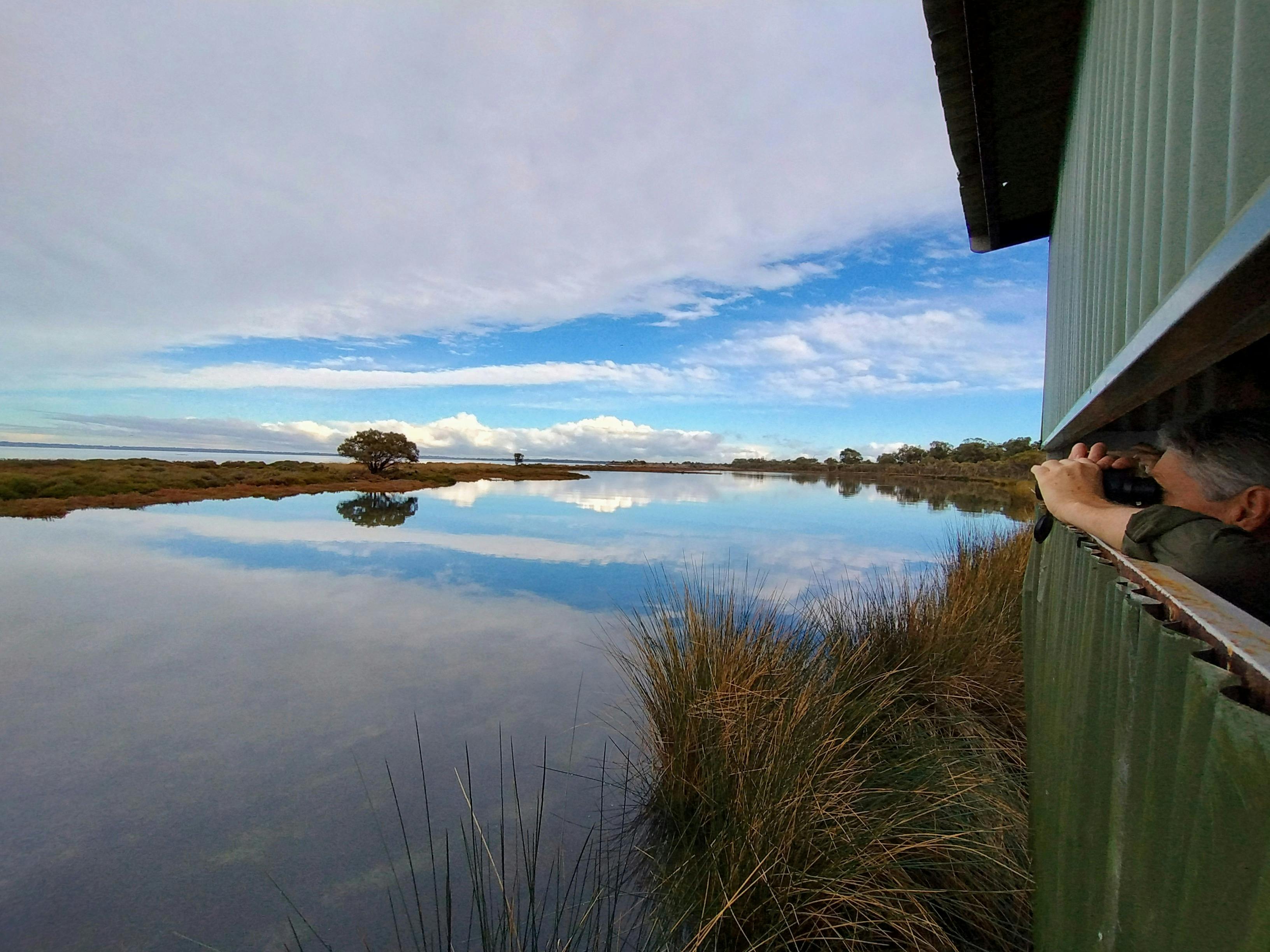 river and bird hide