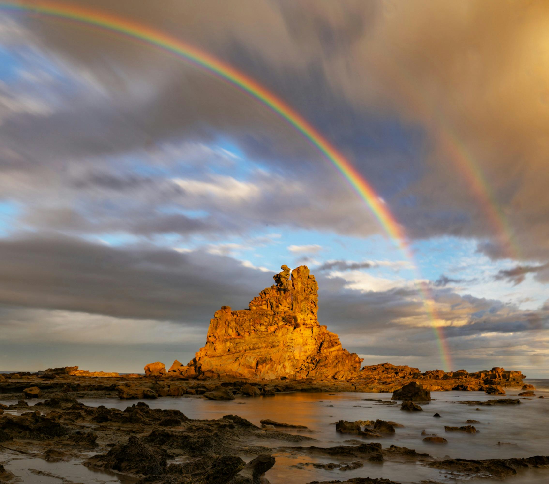 Eagle Nest Rainbow by Ian Coombs Ian