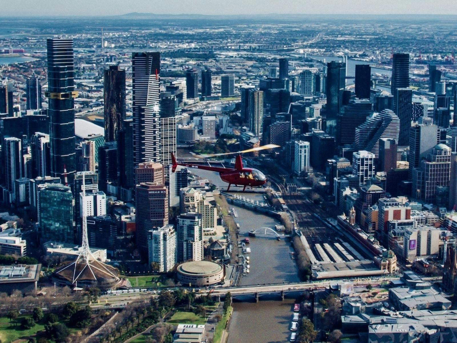 Helicopter Ride Over Melbourne City By Rotor One