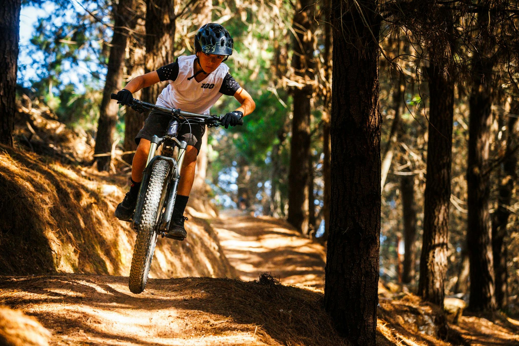 Rider at Mystic Bike Park