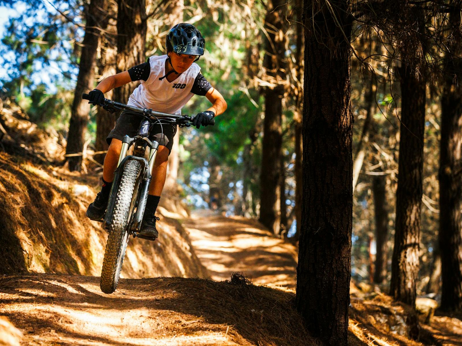 Rider at Mystic Bike Park
