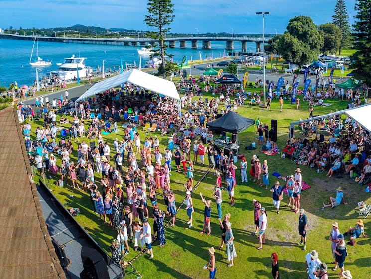 An awesome day of live music by the lake at Tuncurry