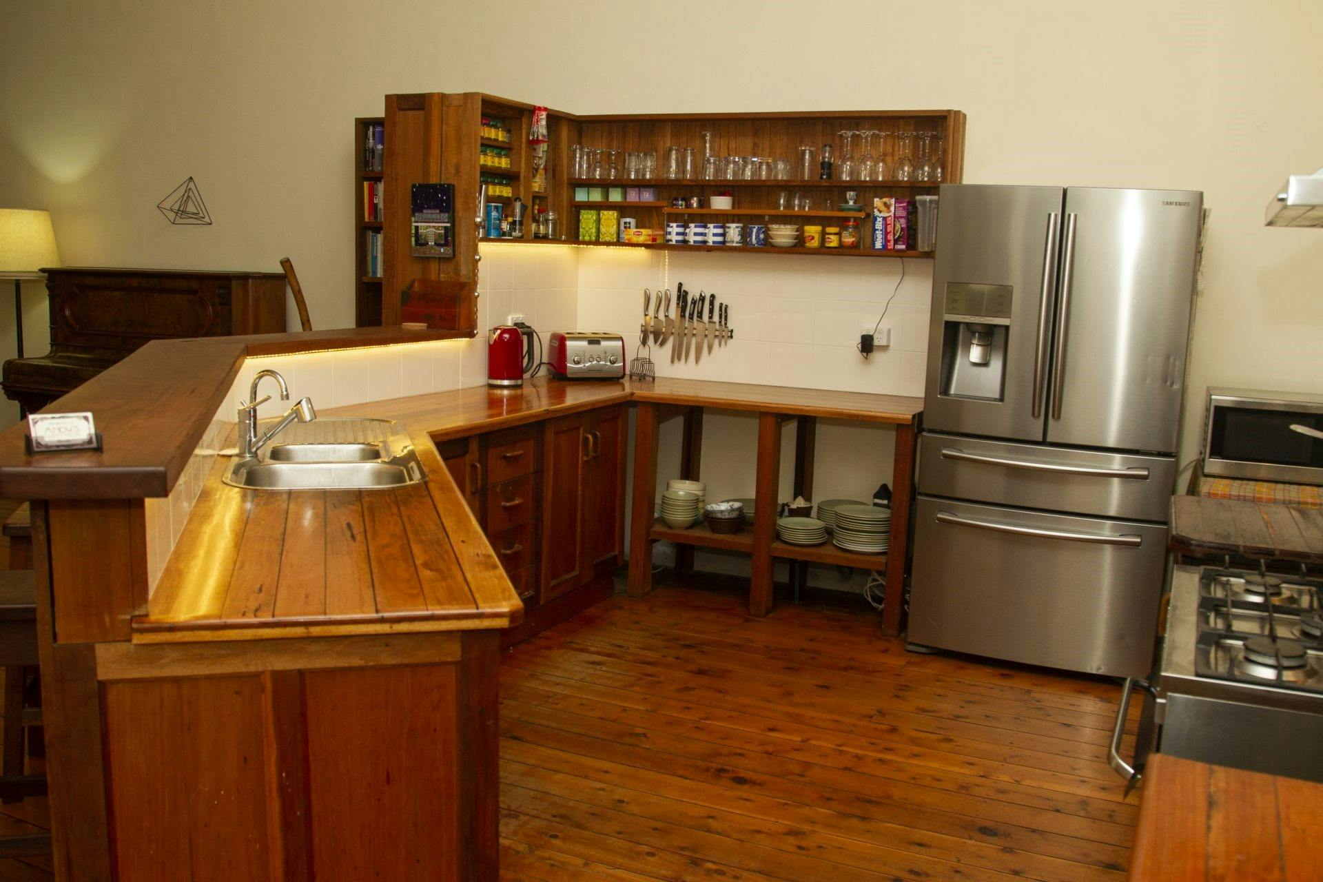 View of the Kitchen and shared facilities