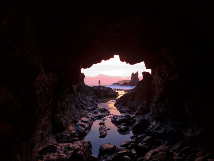 Looking through to Cathedral Rocks