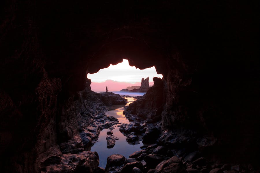 Looking through to Cathedral Rocks