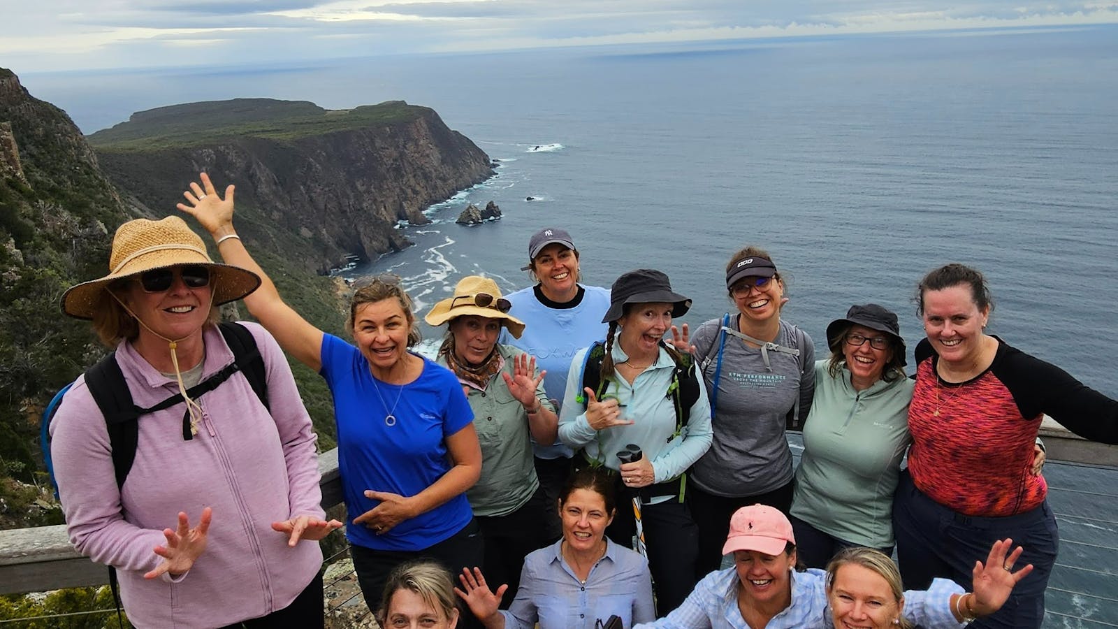 A memorable group experience on the Three Capes Walk Tasmania