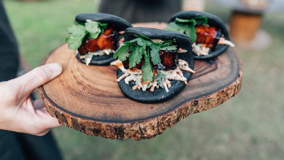 Sticky Pork Steamed Bao Bun