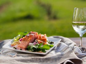 riesling and smoked salmon