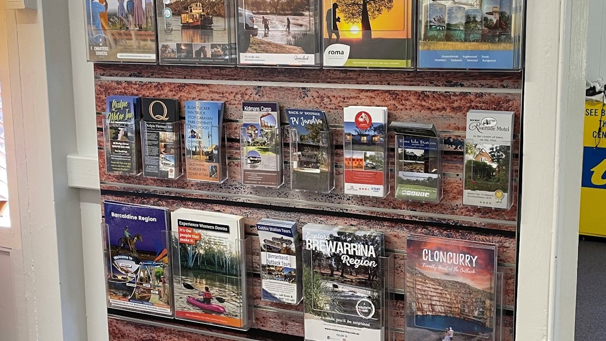 Lots of brochures and information to plan your trip.