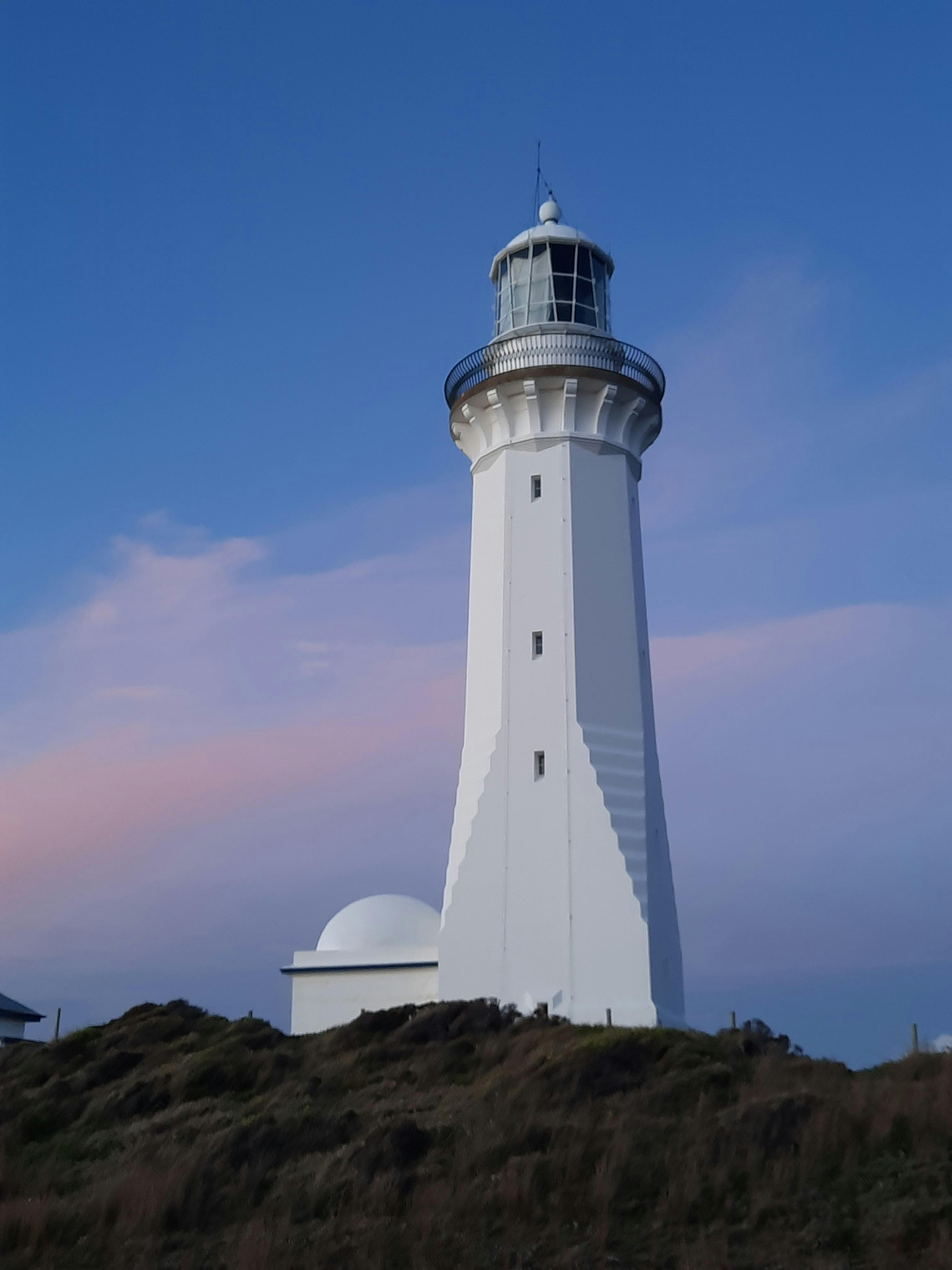 등대에서의 하루의 끝