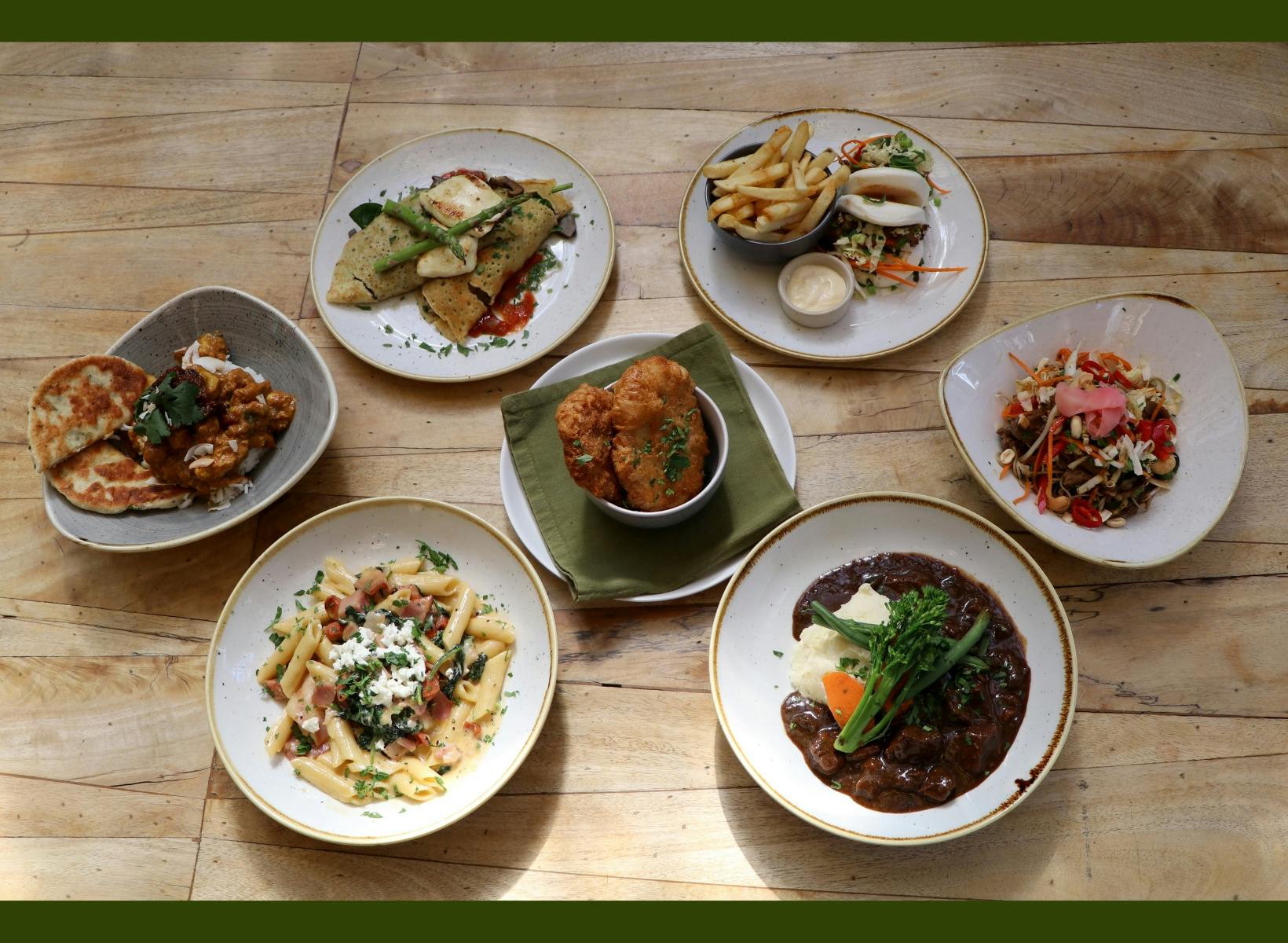 Menu items 1