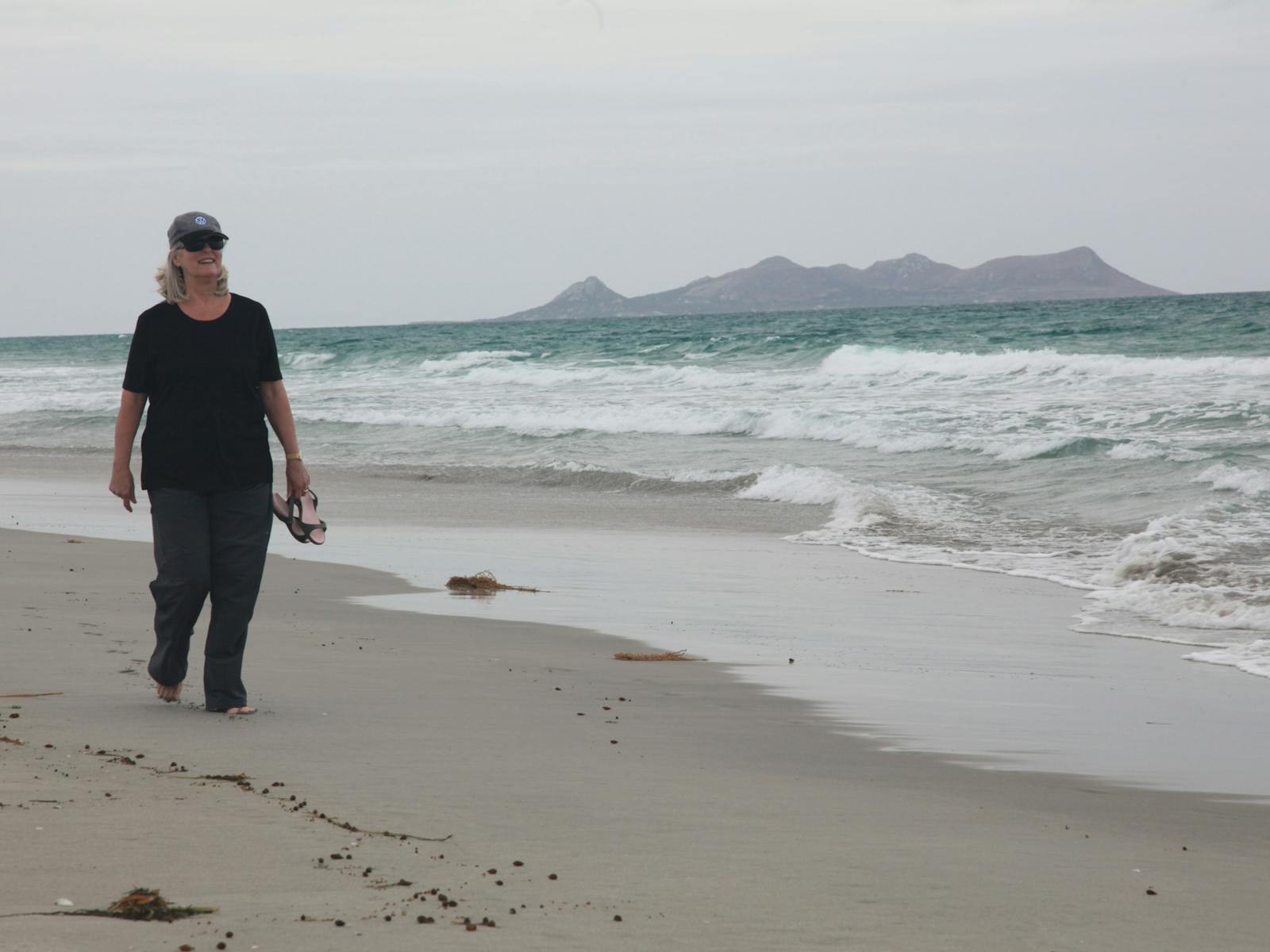 Walking the east coast beaches from Camerons Inlet Flinders Island Tasmania