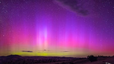 A lovely display of the aurora that occurred in the Capital region in January 2026