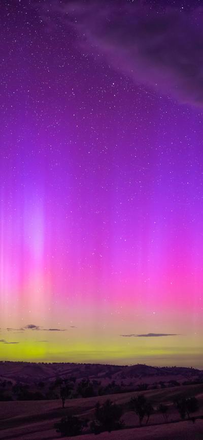 A lovely display of the aurora that occurred in the Capital region in January 2026