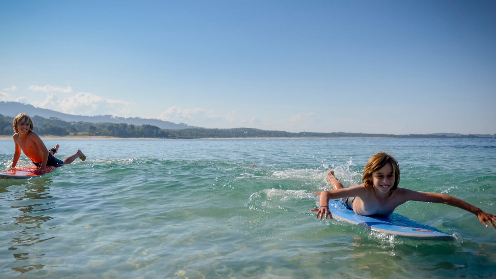 Sheltered by an island, Kioloa Beach is great for families.