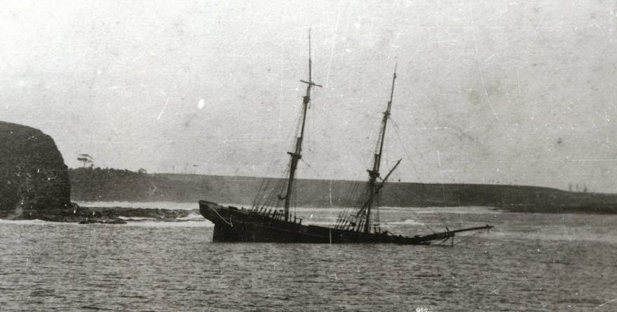 Wreck of the Brig 'Nile' in 1883