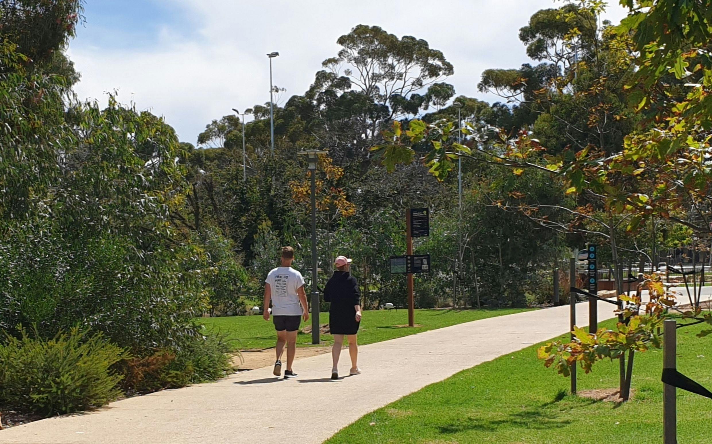 One of the pathways through Pelzer Park / Pityarilla (Park 19)