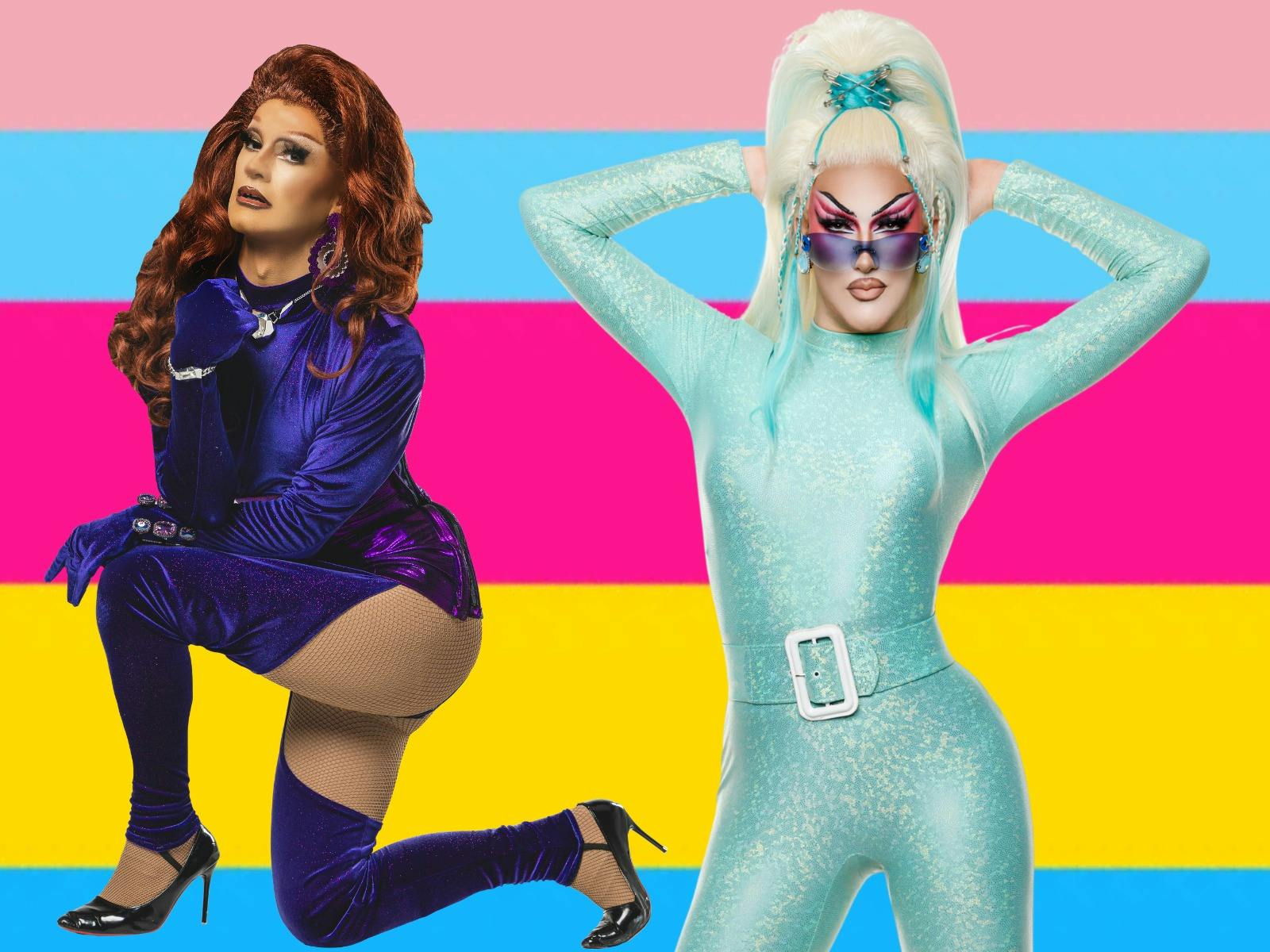 Our drag queens on the Rainbow Express