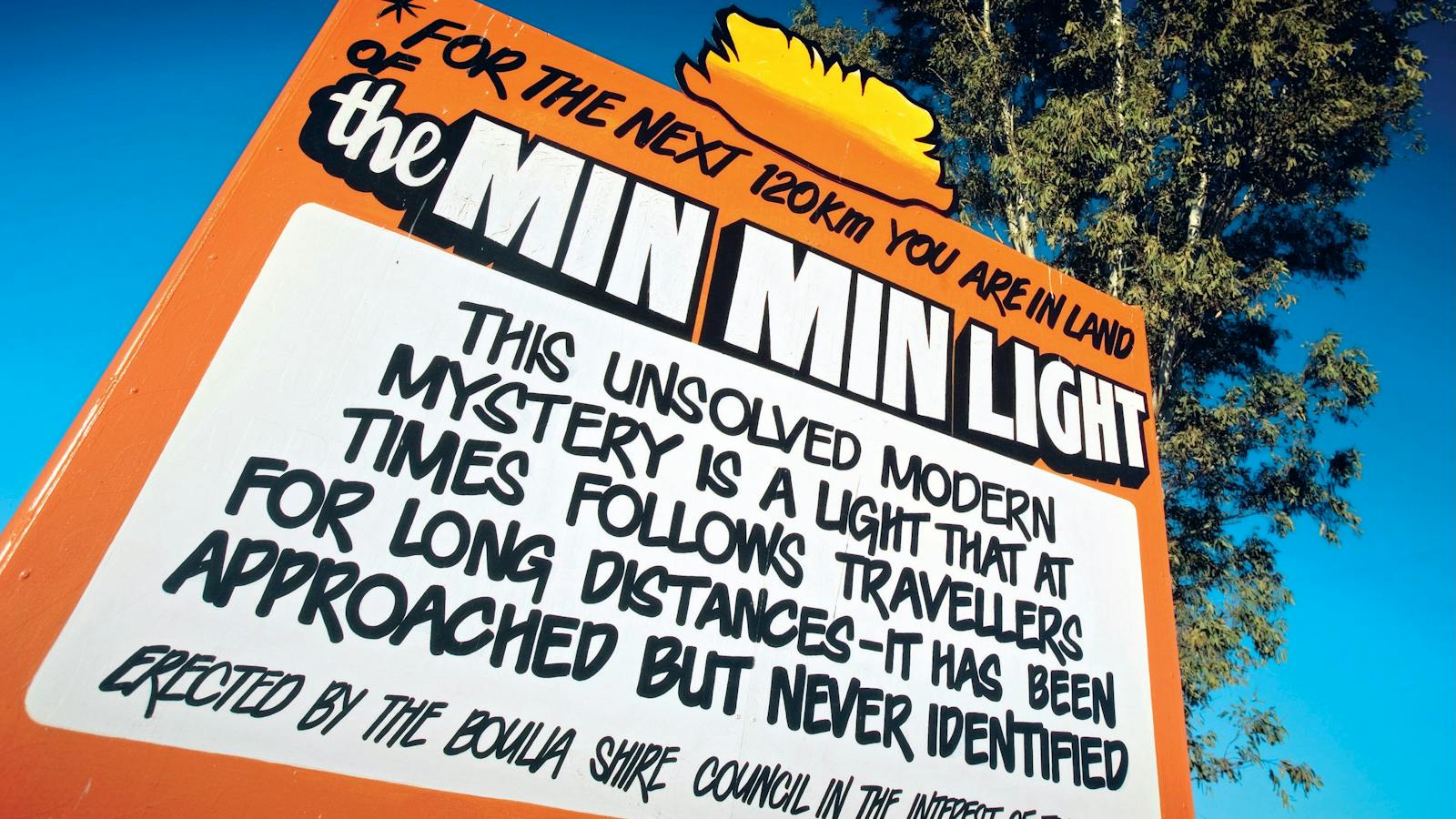 The famous Min Min Light