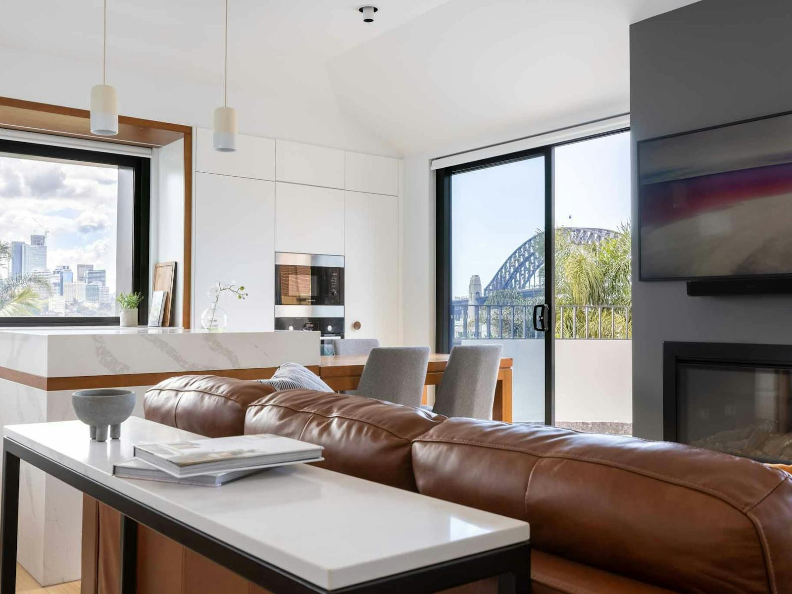 ハーバーブリッジの眺め