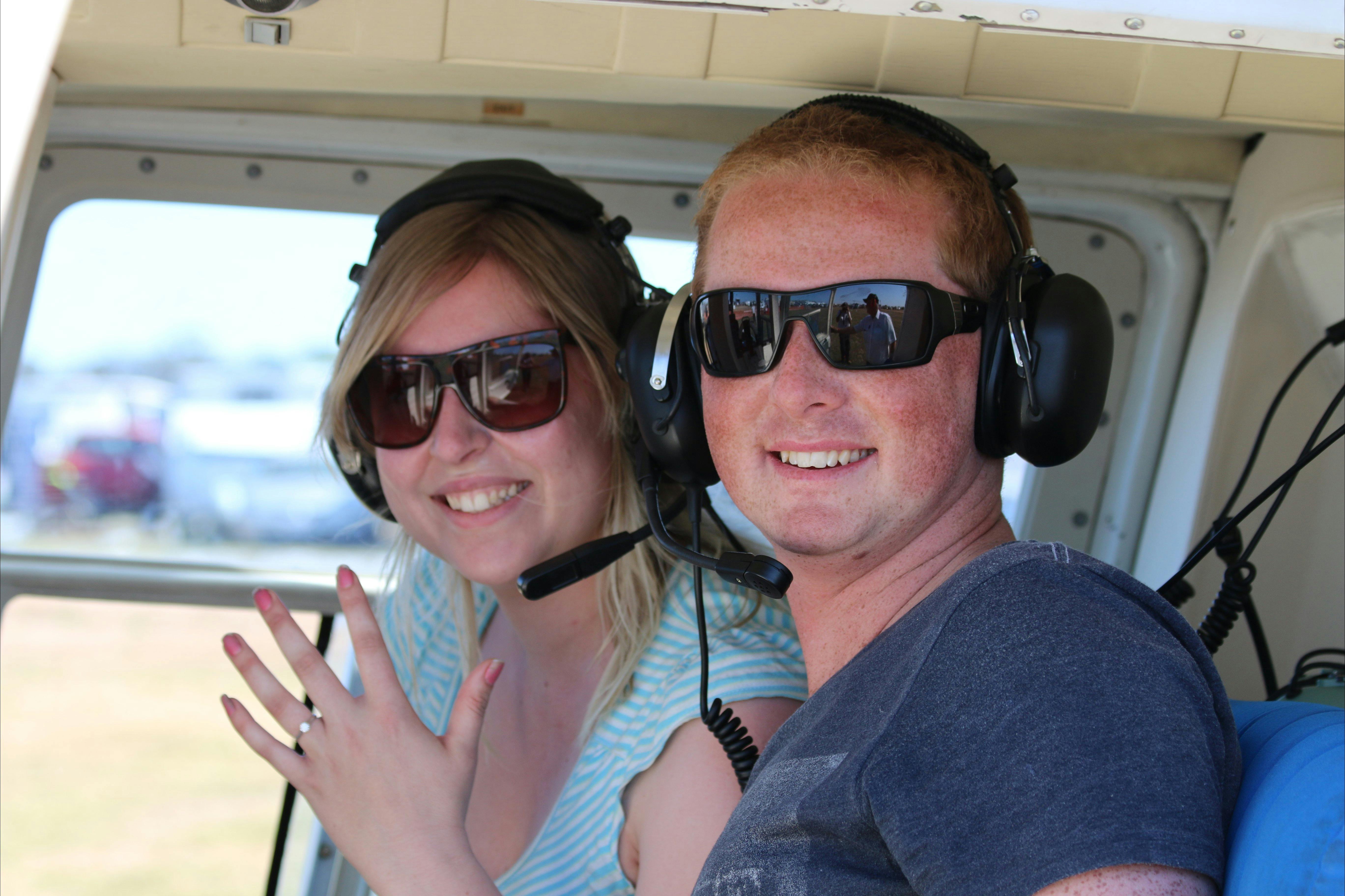 Perfect for a proposal flight