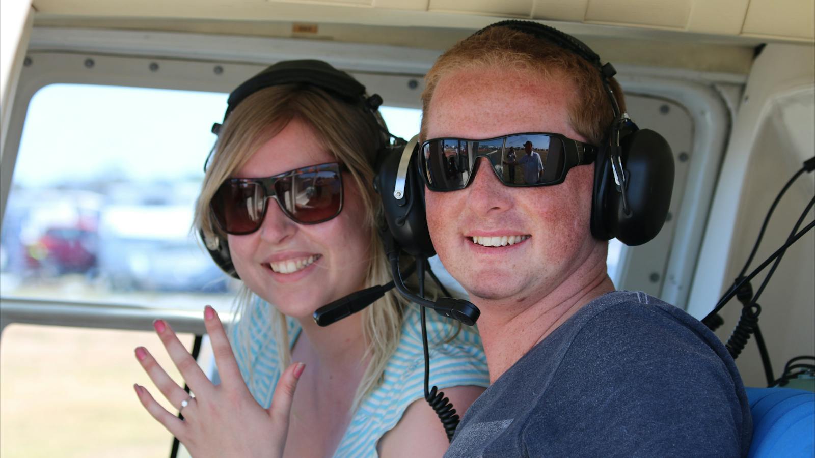 Perfect for a proposal flight