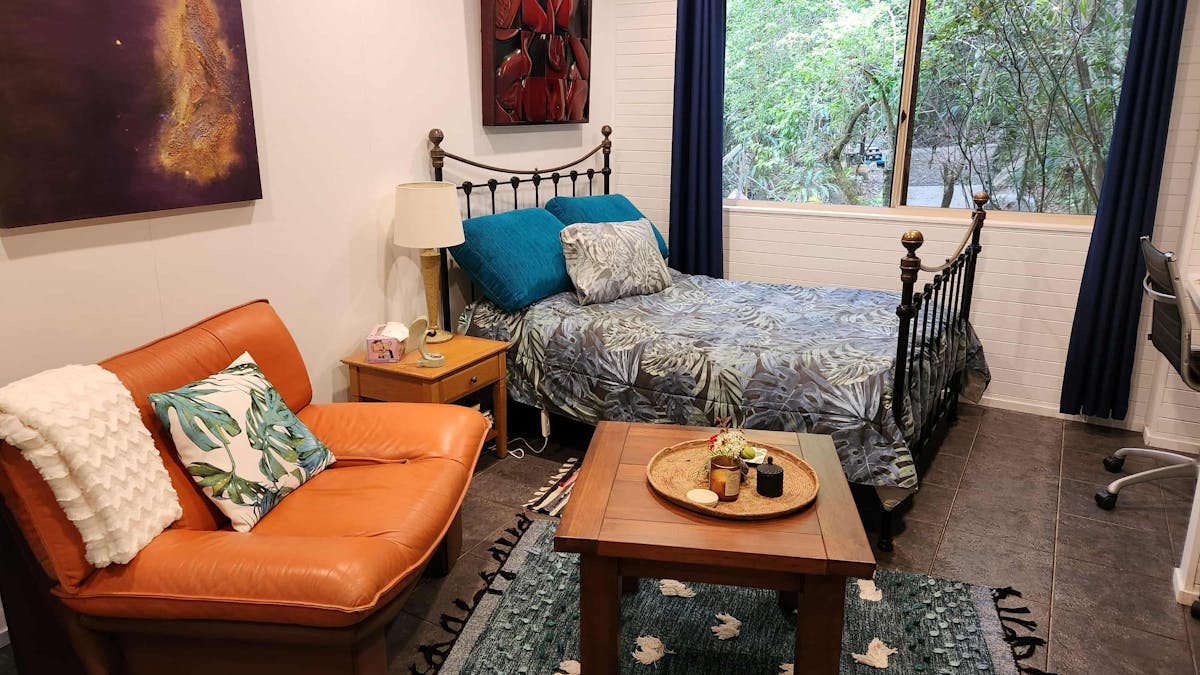 bed and lounge