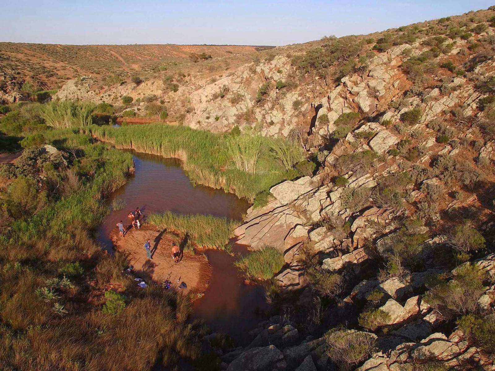 Red banks waterhole, Mid North, South Australia