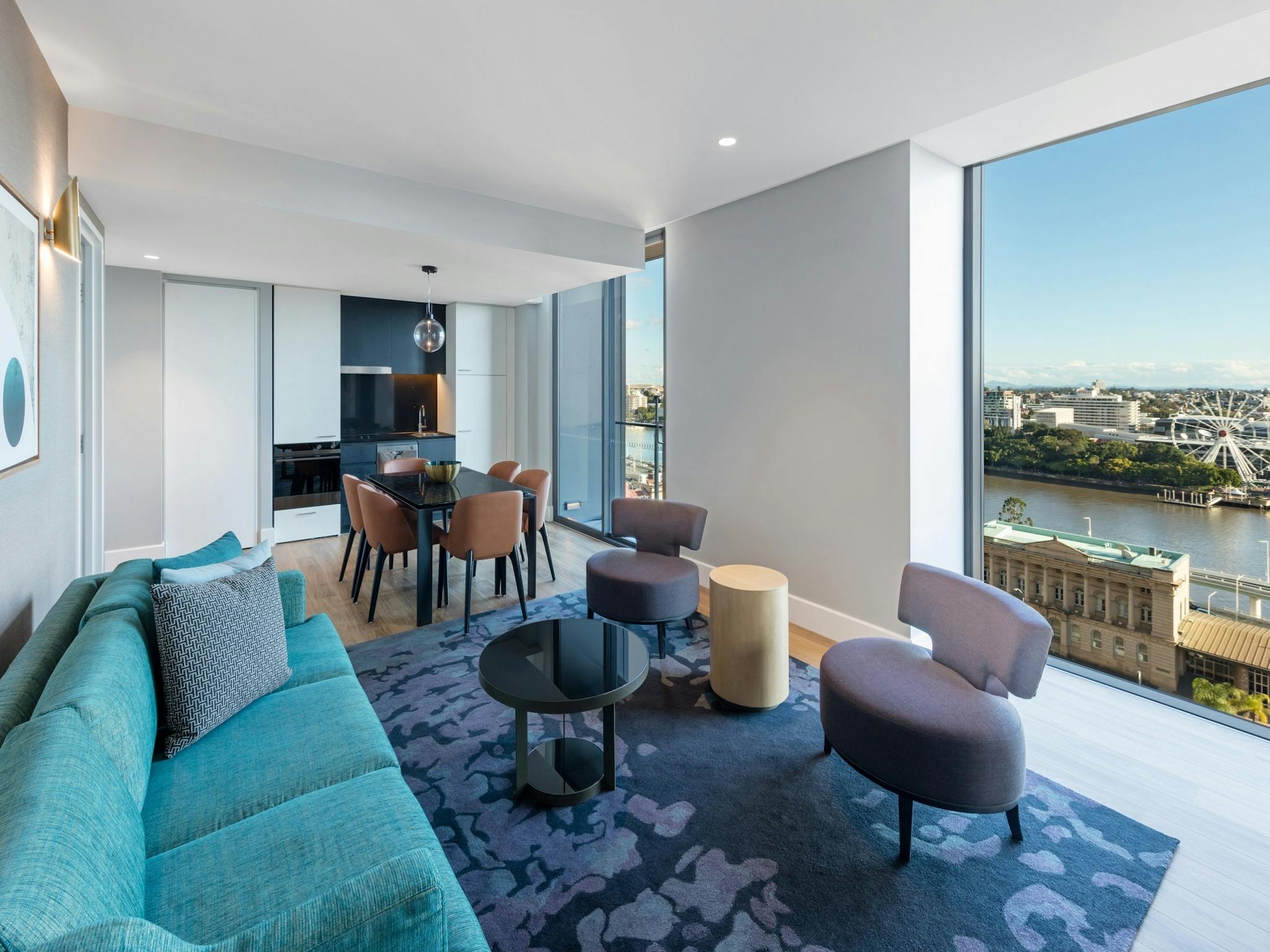 Premier 2 bedroom apartment with balcony and river views Premier 2 bedroom apartment with balcony and river views