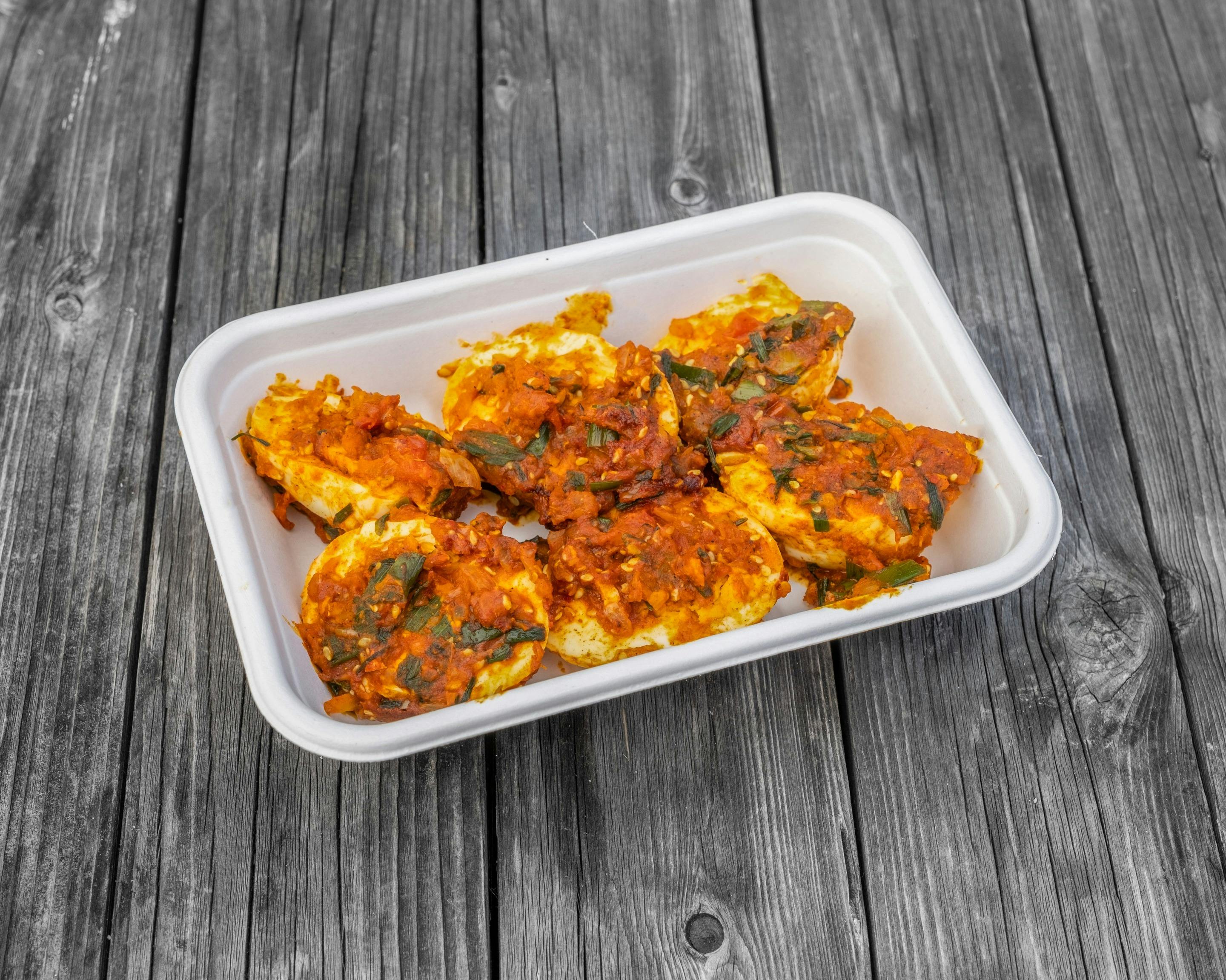 Masala Boiled Eggs: Indian Street Masala Eggs