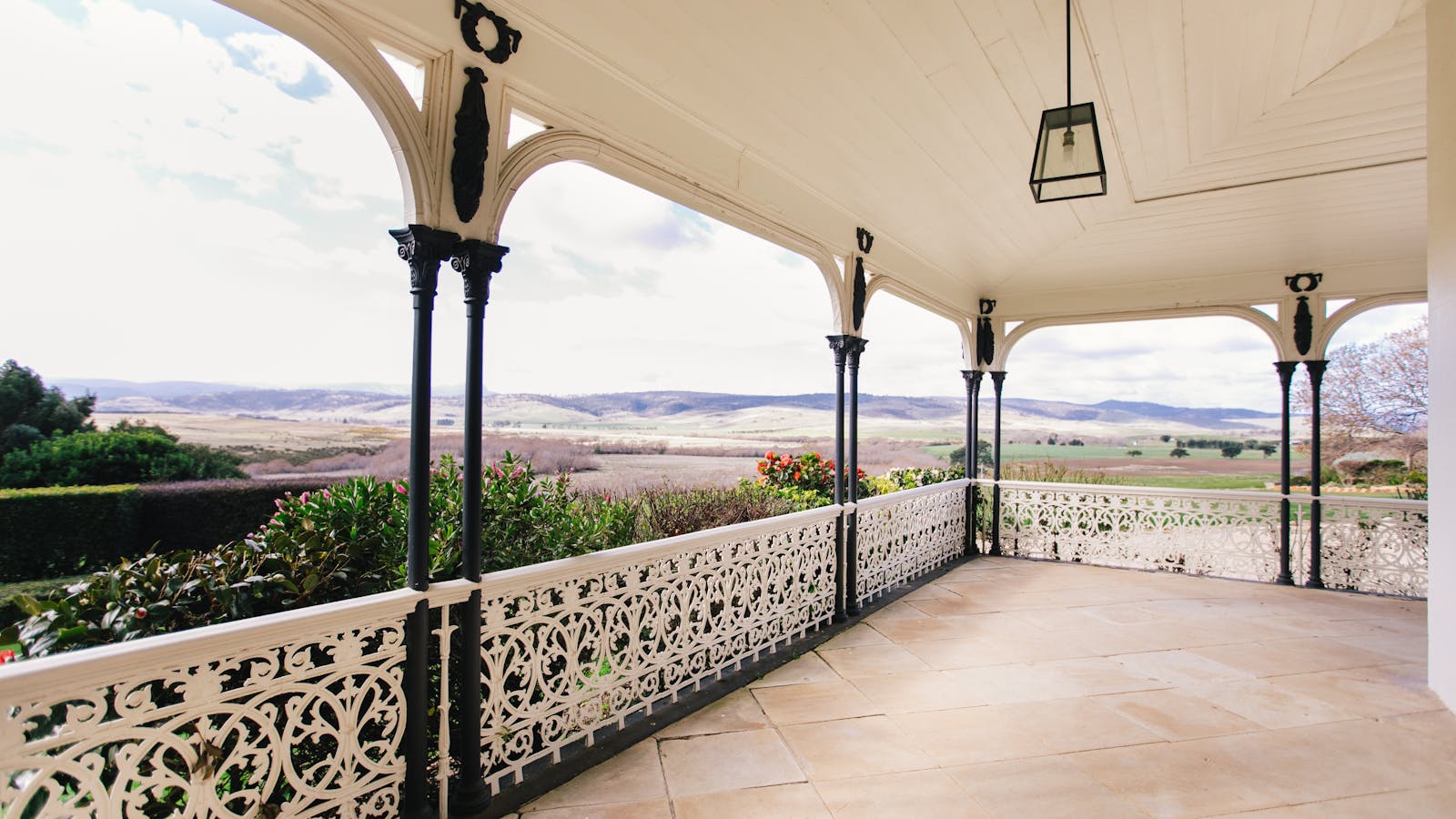 Front verandah for morning coffee