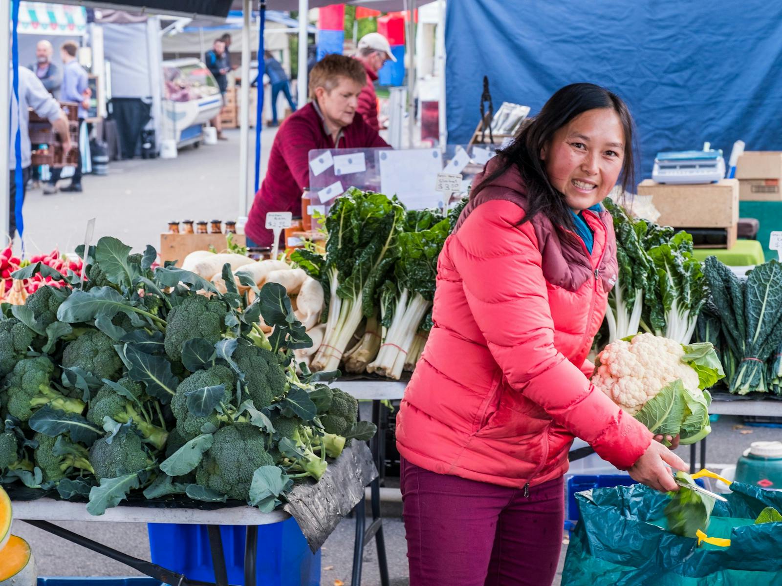 Steve's Veggeis at Harvest Market Launceston