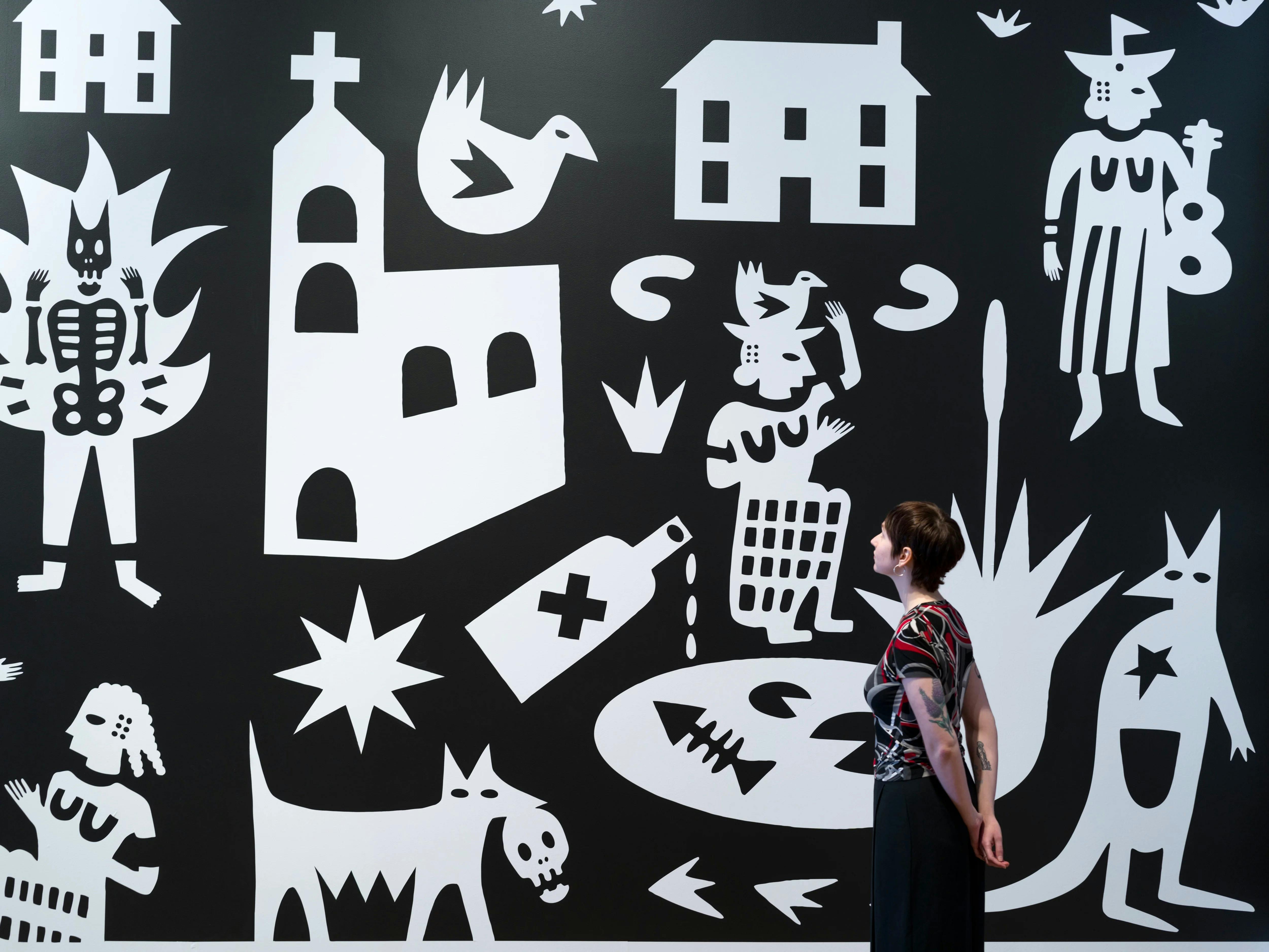 installation view, 5th National Indigenous Art Triennial: After the Rain, National Gallery