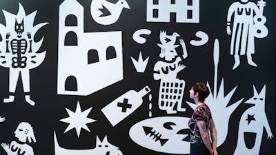 installation view, 5th National Indigenous Art Triennial: After the Rain, National Gallery