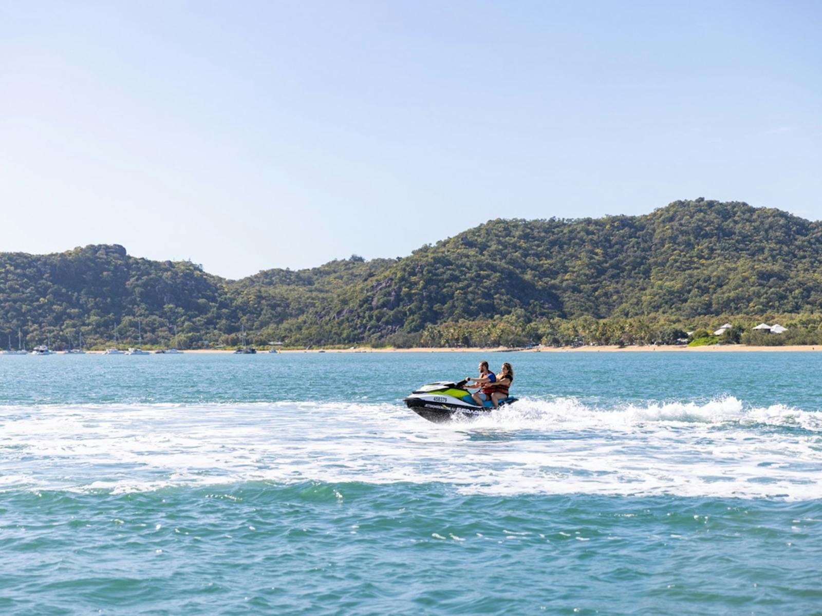 Jetski Hire Magnetic Island, based in Horseshoe Bay, the largest hire area on the East Coast of Aus. Jetski Hire Magnetic Island, based in Horseshoe Bay, the largest hire area on the East Coast of Aus.