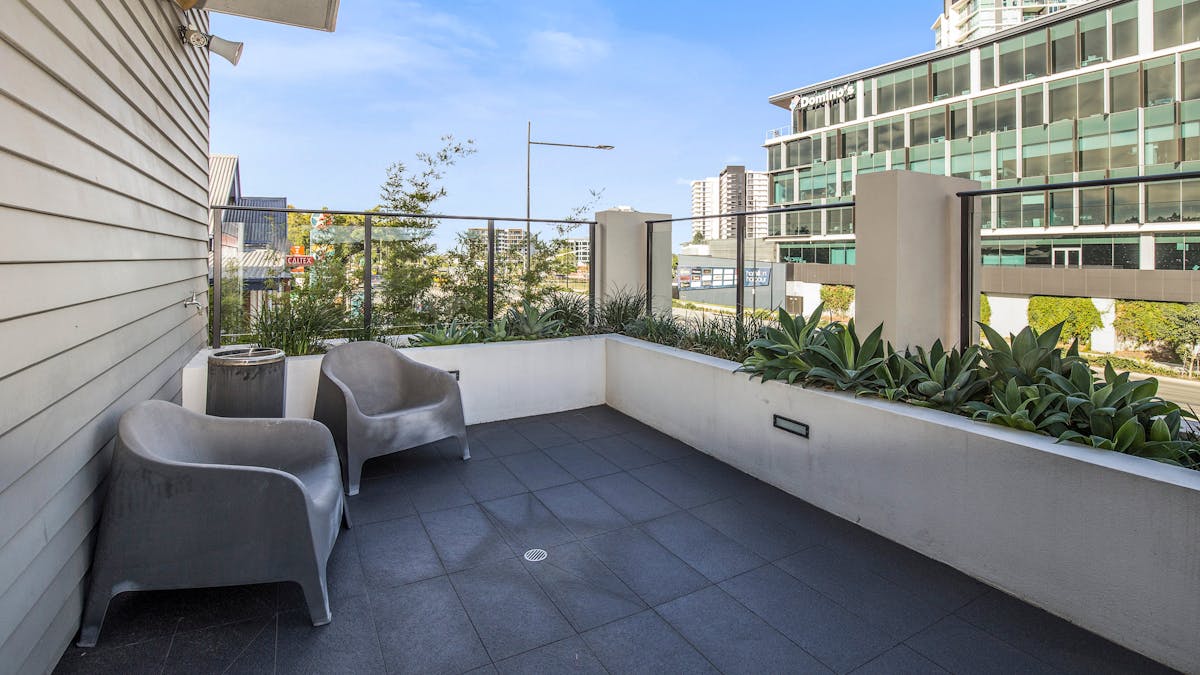 The terrace is the perfect place to relax at the end of a long day.