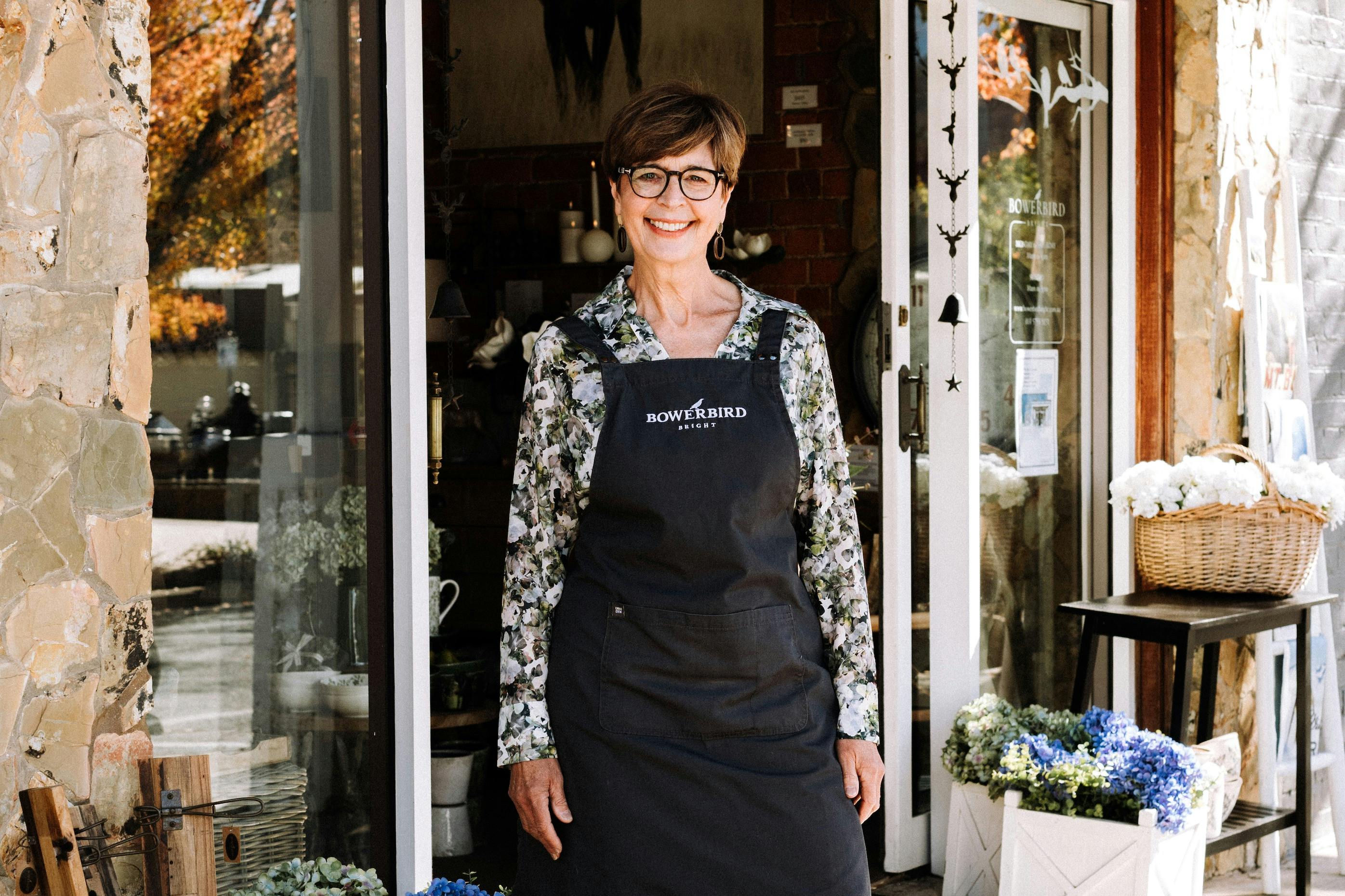 Bowerbird Bright's owner Lenore always had a dream off being a shopkeeper in Bright.
