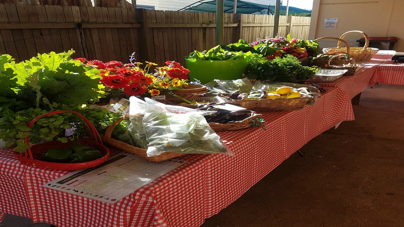 Dungog Local Growers Stall