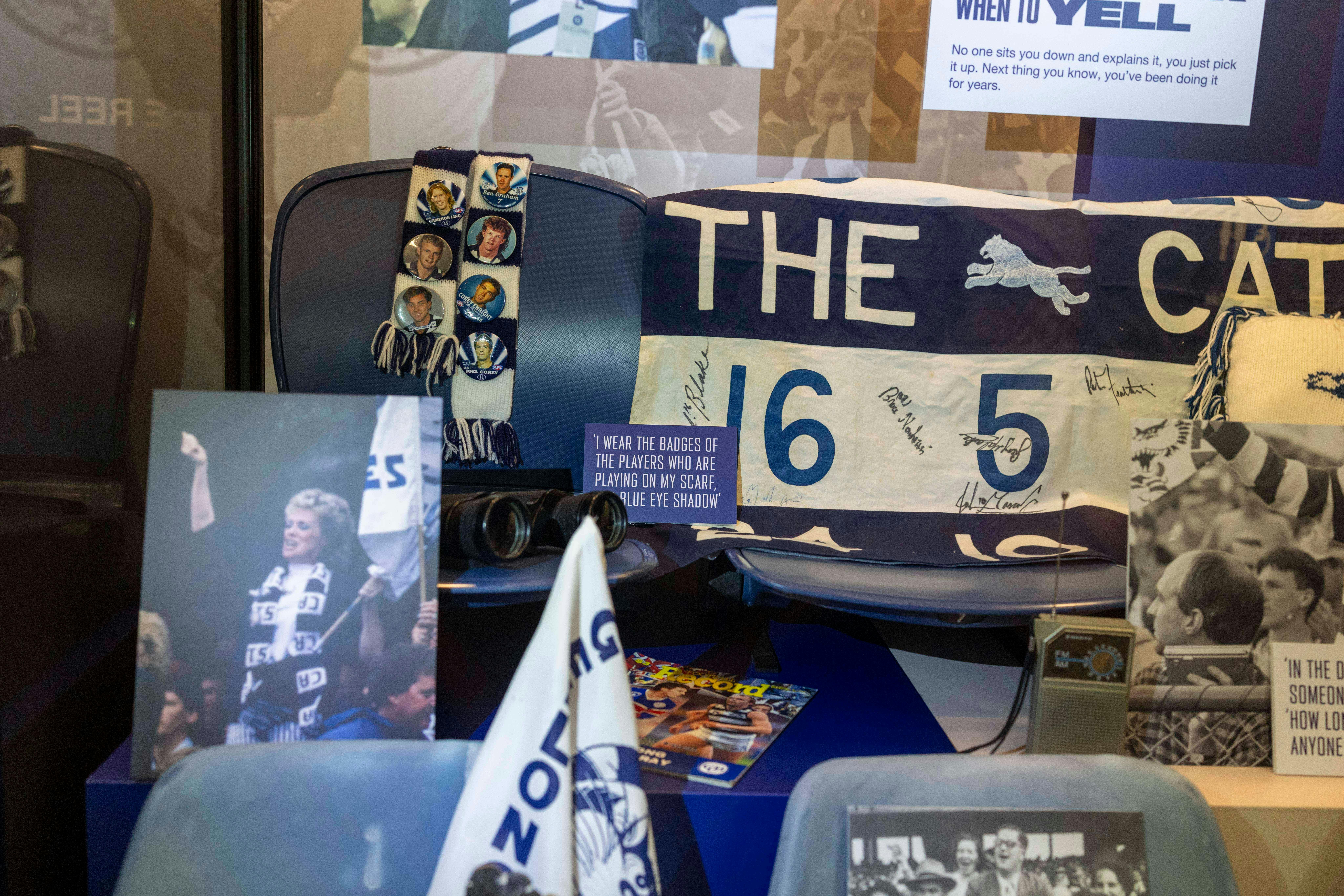 Various artefacts on display in the new exhibition