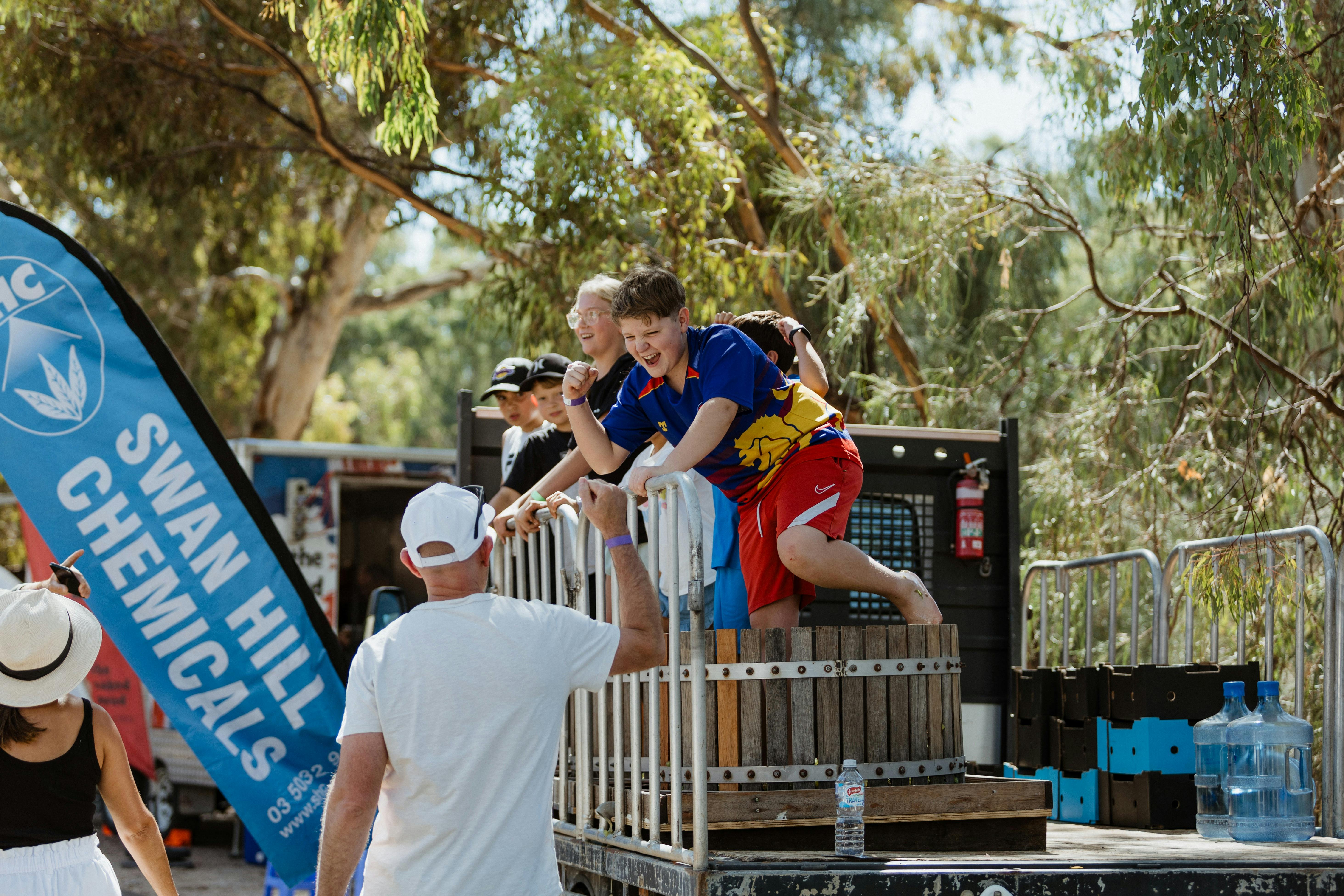 Food & Wine Festival, Grape Stomp