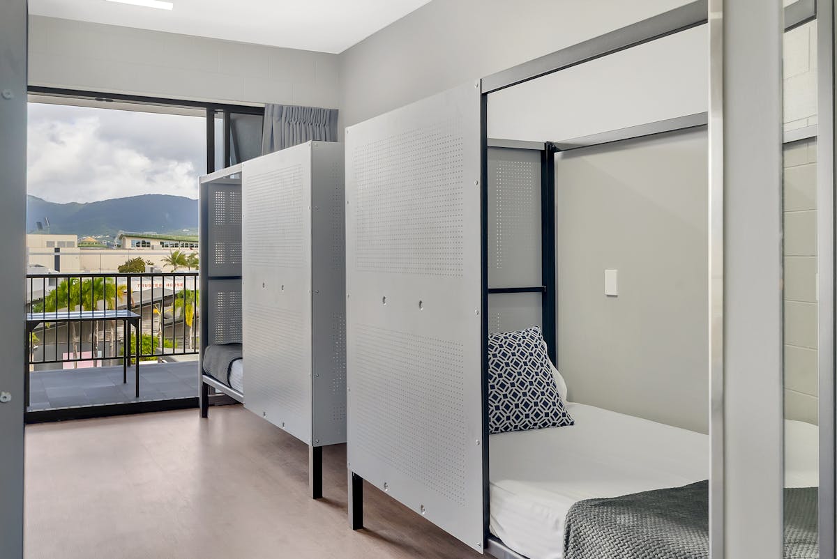 4-Bed shared dorm with ensuite and balcony