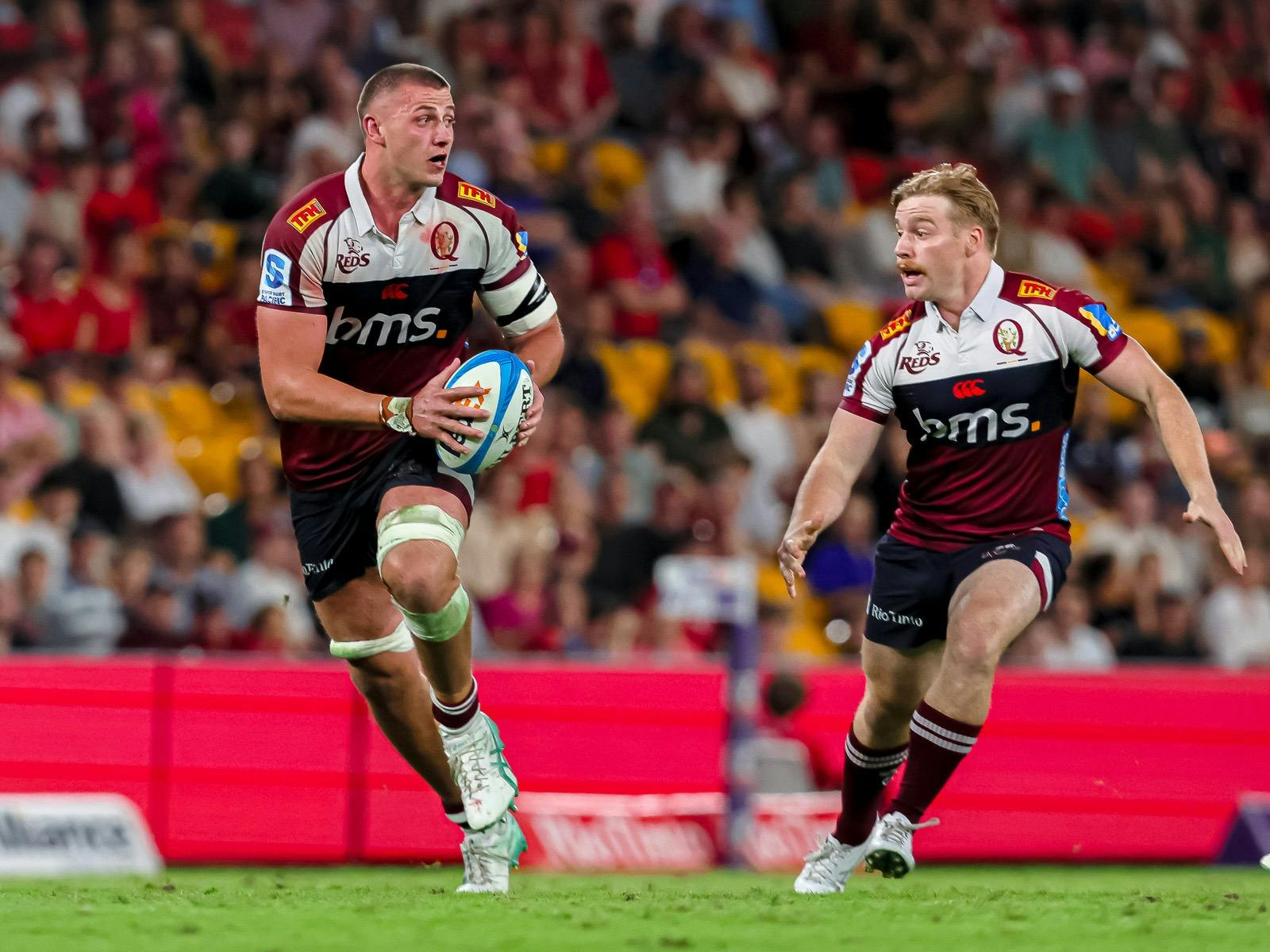Queensland Reds in action at Suncorp Stadium