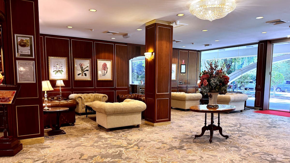 Royal on the Park Hotel Lobby