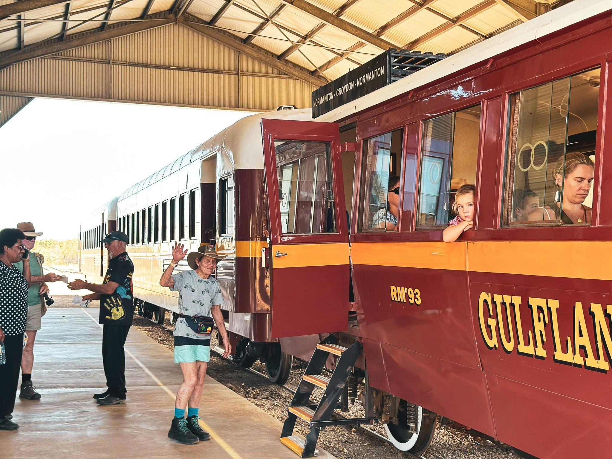 Gulflander sunset tour RM93 - rail history