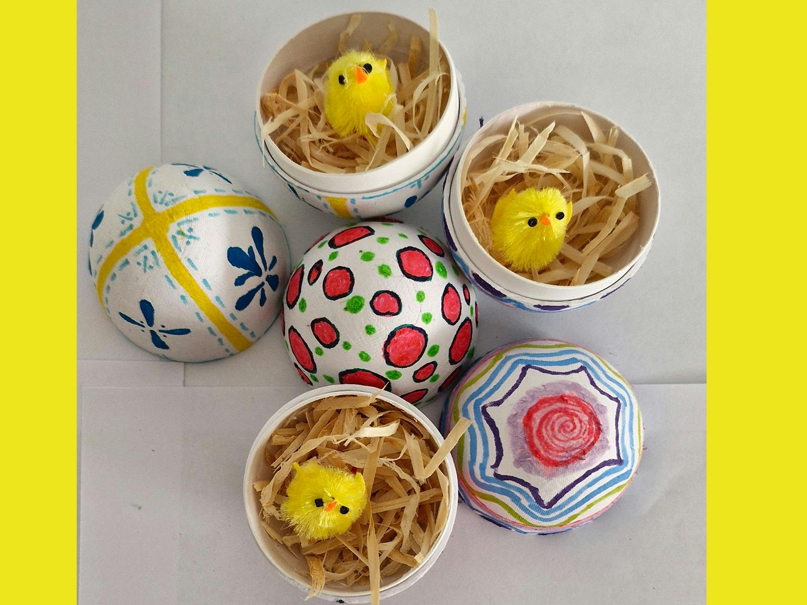 Paint your egg container